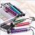 Three-section retractable capacitor rhinestones diamond retractable stroke screen touch pen stylus