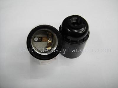 Ceramic Core Black Bakelite Lamp Holder Brona 209