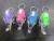LED key chain Keychain/elephant/colorful light Keychain/factory outlets