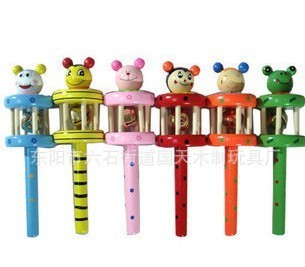 Baby toys Baby wooden animals wooden rattles toys