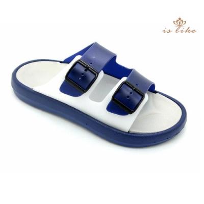 2013 fashion genuine orders two-tone double-buckle slippers men slippers
