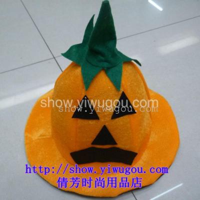 Round bottom pumpkin hat,Halloween hat,Triangular hat