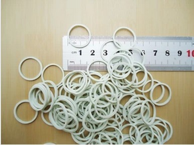 Imported rubber band rubber band 08 white diameter 2CM