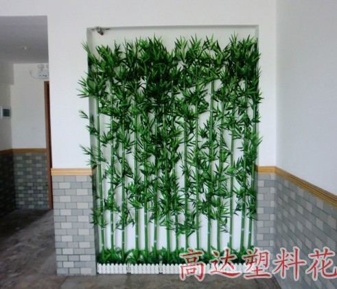 2m simulation bamboo fake bamboo plastic bamboo green bamboo leaf simulation flower simulation lawn simulation bamboo rod fake bamboo