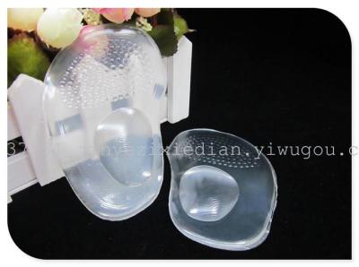 Half Insole Forefoot Pad Silicone Transparent Forefoot Cushion Arch Support Sole of the Foot Pad