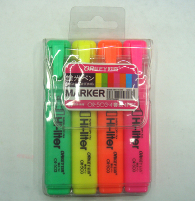 highlighter pen, fluorescent marker pen , mini highlighter pen