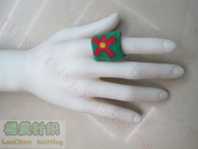 Small floral pattern knit the candy shell to set your own little gifts and souvenirs finger