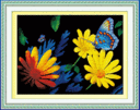 5D0221 the Butterfly in the dream (5D cross stitch)