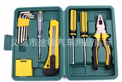 H002 factory direct for set of 12 mini tools/toolbox/combination tools set practical gift