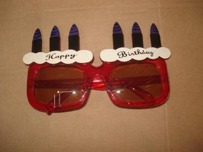 Birthday candles party glasses