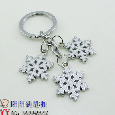 Metal key chain Christmas Keychain Keychain factory direct
