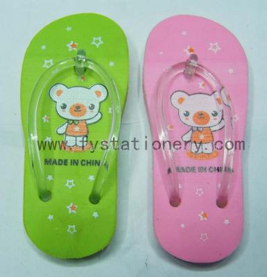 Slippers Eraser multi-color extruded eraser can order factory outlet