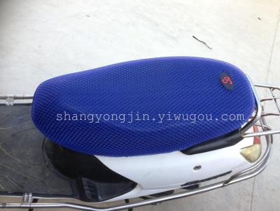Motorcycle sun proof heat insulating net cushion motorcycle electric bicycle booster car waterproof