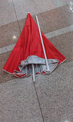 2M diameter AD beach umbrella/sunshade umbrella can be printed with LOGO