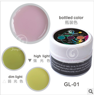 2014 Nail Essential New 5G Bottled Removable Light Changing Glue UV Polish Wholesale