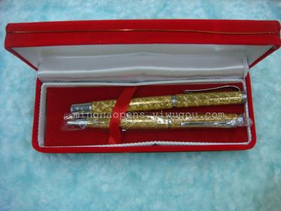 Gift pens promotional pen ballpoint pen lover aluminum rods  metal pen gift packaging box