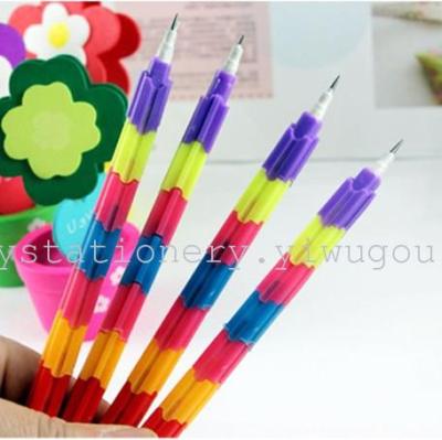 Magic blocks free pencil pencils Rainbow puzzle toys factory outlet