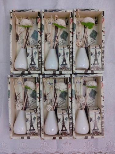 aroma rattan ceramic volatile perfume 7009 white box exquisite 50ml gift set
