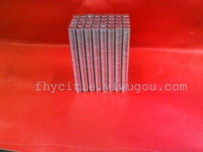 Supply Packaging Magnet Galvanized D10 * 2 Magnet Strong Magnet High Quality and Low Price Factory Direct Sales