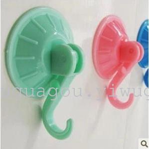 Super Strong Suction Cup Kitchen Bathroom Hook Hanging Clothes Pegs Super Strong Hook Bulk 7.0cm Color Mixing