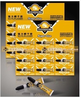 Factory price shenqiang super glue 12pcs adhesive wholesale