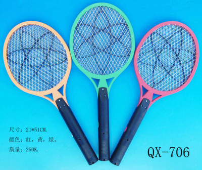 High quality plastic rechargeable electric mosquito swatter 706
