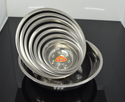 Stainless steel soup plate, colour