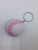 4cm baseball keychain