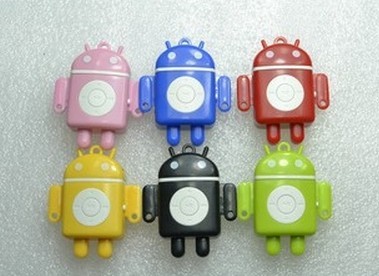 New MP3 MP3 MP3 factory direct gift Android robot MP3 screen card-free MP3