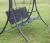 Outdoor Swing Courtyard Glider Outdoor Home Balcony Leisure Waterproof Cradle Hammock Basket Wrought Iron Three-Seat 