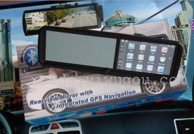 Bluetooth rearview mirror navigation Visual parking sensors
