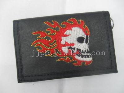 Embroidery wallets Oxford fabric, waterproof 420D produced.