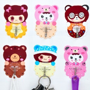 Cute cartoon strong scratch hook 9.9 yuan store source store overstock can be washed glue hook
