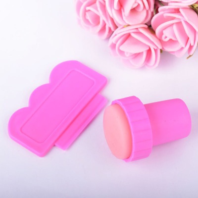 Manicure Implement Wholesale Nail Stamp Scraper Two-Piece OPP Bag