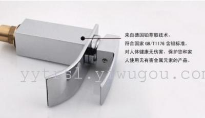 Waterfall faucet sink faucet sink hot tap