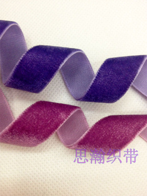 Ribbon velvet with velvet series, various specificatio, a variety of optional color clothing and home textiles