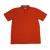 New 2014 super soft faux boutique Orange collar solid color short sleeve cotton t shirt 3 button 200g