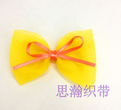 Seergum bow yellow bow headdress accessories floral bow gift wrap