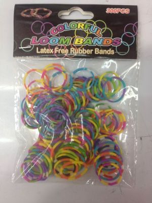 Rainbow Loom Band rubber Band, transparent jelly color, tricolor and other new popular