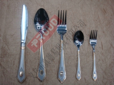 Stainless steel 91010A stainless steel cutlery, knives, forks, spoons