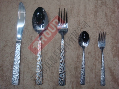 91020A gold-plated stainless steel tableware stainless steel cutlery, knives, forks, and spoons