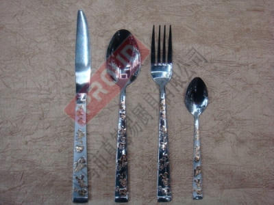 Stainless steel 2630AD stainless steel cutlery, knives, forks, and spoons