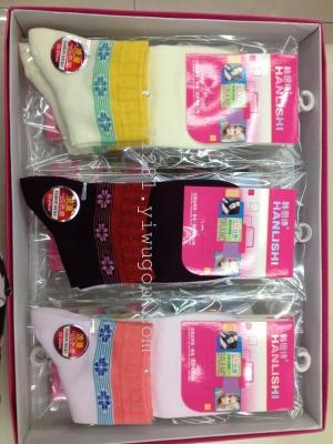 Business socks casual socks, ladies socks cotton socks spring stocking socks Han Li PS 6681 20.5