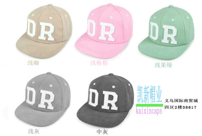 2014 new Korean DR letters along a hip-hop Cap light SNSD Hat