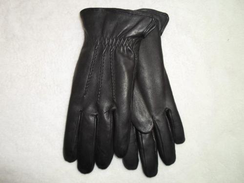 men‘s leather three-rib thickened gloves