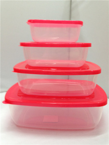 plastic crisper lunch box bento box supermarket supply 13a-163-4