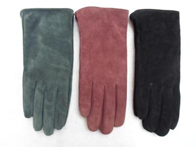Ladies Sheepskin suede gloves