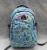600D stamping print backpack