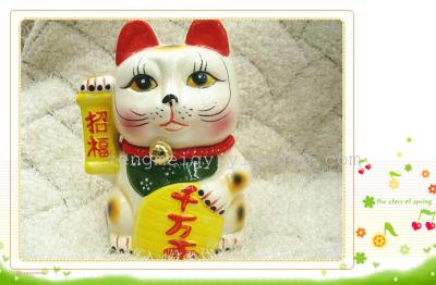 216-stop creative lucky cat money pot lucky cat ornaments Office opening housewarming gifts wholesale
