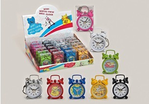 Js-5567 mini alarm clock metal alarm clock advertising gift 40 mini clock